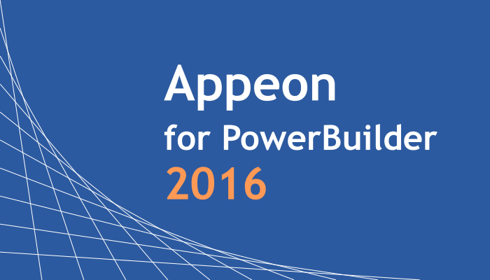 Appeon for PowerBuilder 2016 リリース