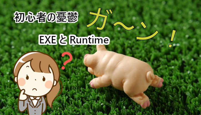exe と runtime
